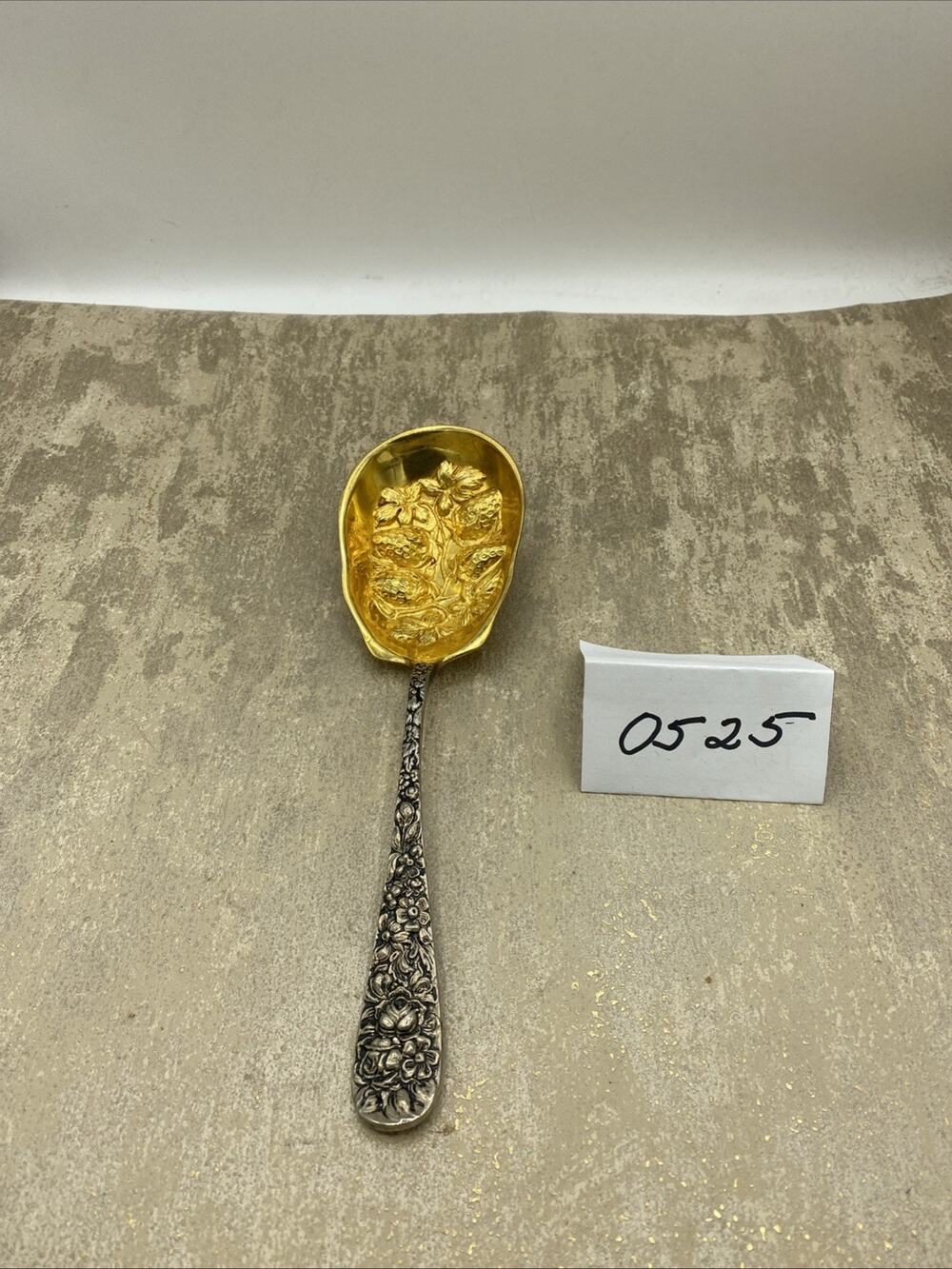 Godinger-Made For Neiman Marcus 9” Large Strawberry Serving Spoon